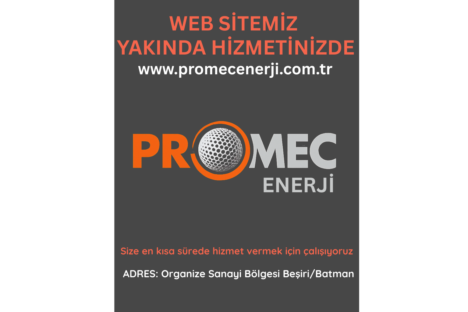 Web Sitemiz Çok Yakında